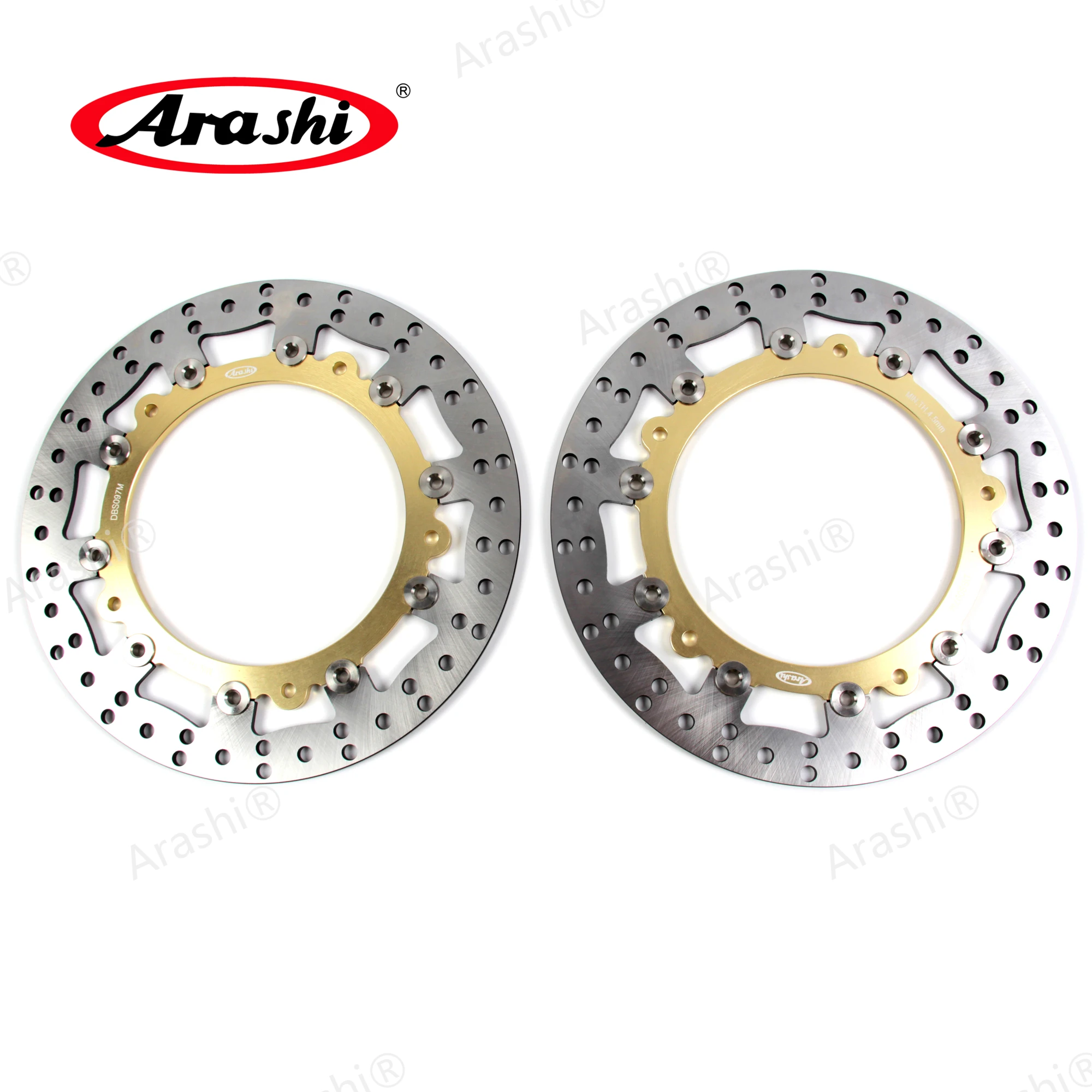 ARASHI For BMW CNC Floating Front Brake Disc Rotors Disk R1100RT R 1100 RT Spoke Wheel 1994 - 2001 1995 1996 1997 1998 1999 2000