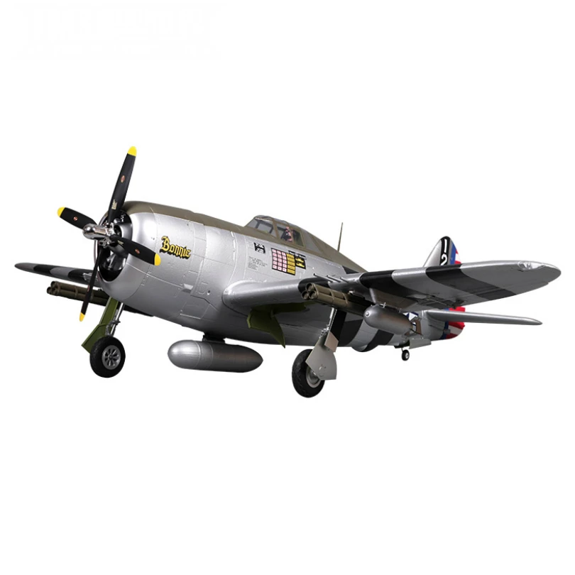 FMS 1500MM 1.5M P47 P-47 Razorback Bonnie 6S 6CH with Flaps Retracts PNP RC Airplane Big Warbird Model Plane Aircraft Avion