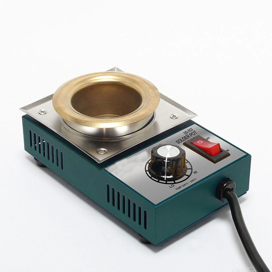 

SS-551H Treasure Adjustable Temperature Tin Furnace Stainless Steel Melting Furnace 150W Small Bench Soldering