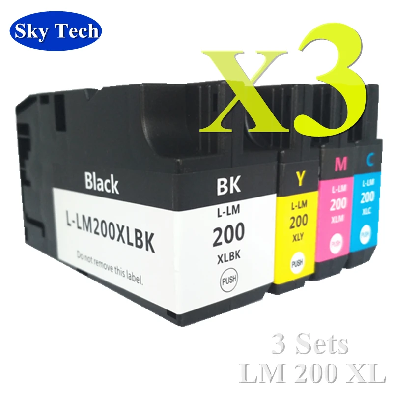 

12X Compatible Cartridge For Lexmark LM200XL LM-200 XL , For Lexmark OfficeEdge Pro4000c Pro4000 Pro5500 Pro5500t printer