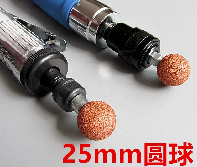 New 1pc 25mm Tungsten steel polished Ball head for tire repair Tyre tool  High-speed pneumatic grinding machine