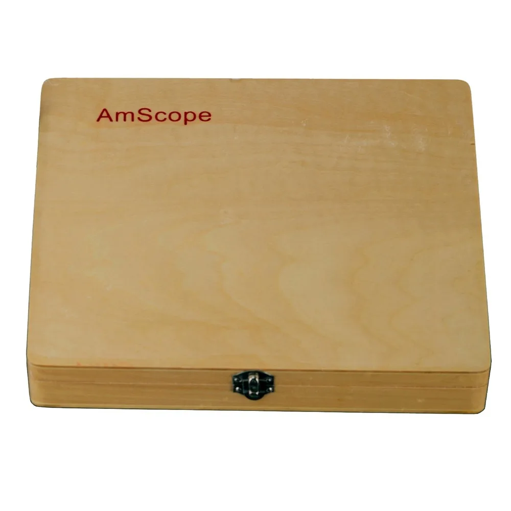 AmScope 100 Homeschool Biology Prepared Microscope Slides - Set E PS100E