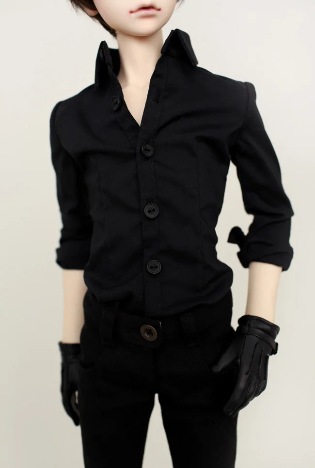 Bjd doll clothes suit suit black shirt + trousers 1/4 1/3 can be customized size