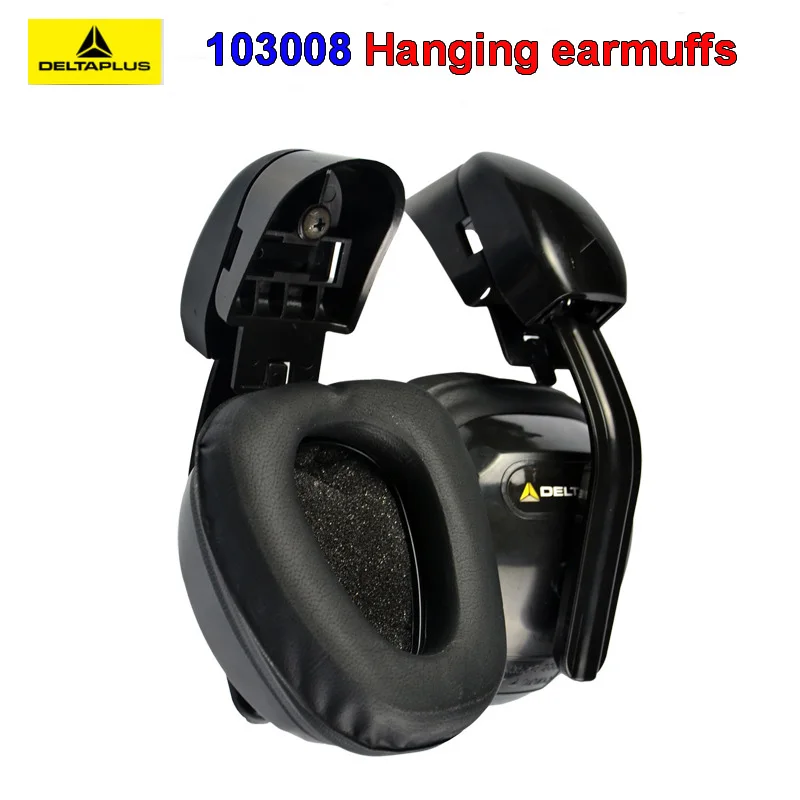 

DELTA PLUS 103008 Hanging earmuffs profession Anti-noise earmuffs ABS shell Memory foam cotton Safety helmet earmuffs