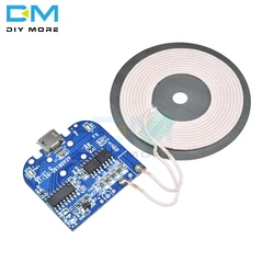 For Qi Wireless Charging Standard Receiver Charger Module For Micro USB Mobile Phone Charger Board DC 5V 2A 10W Electronic Diy