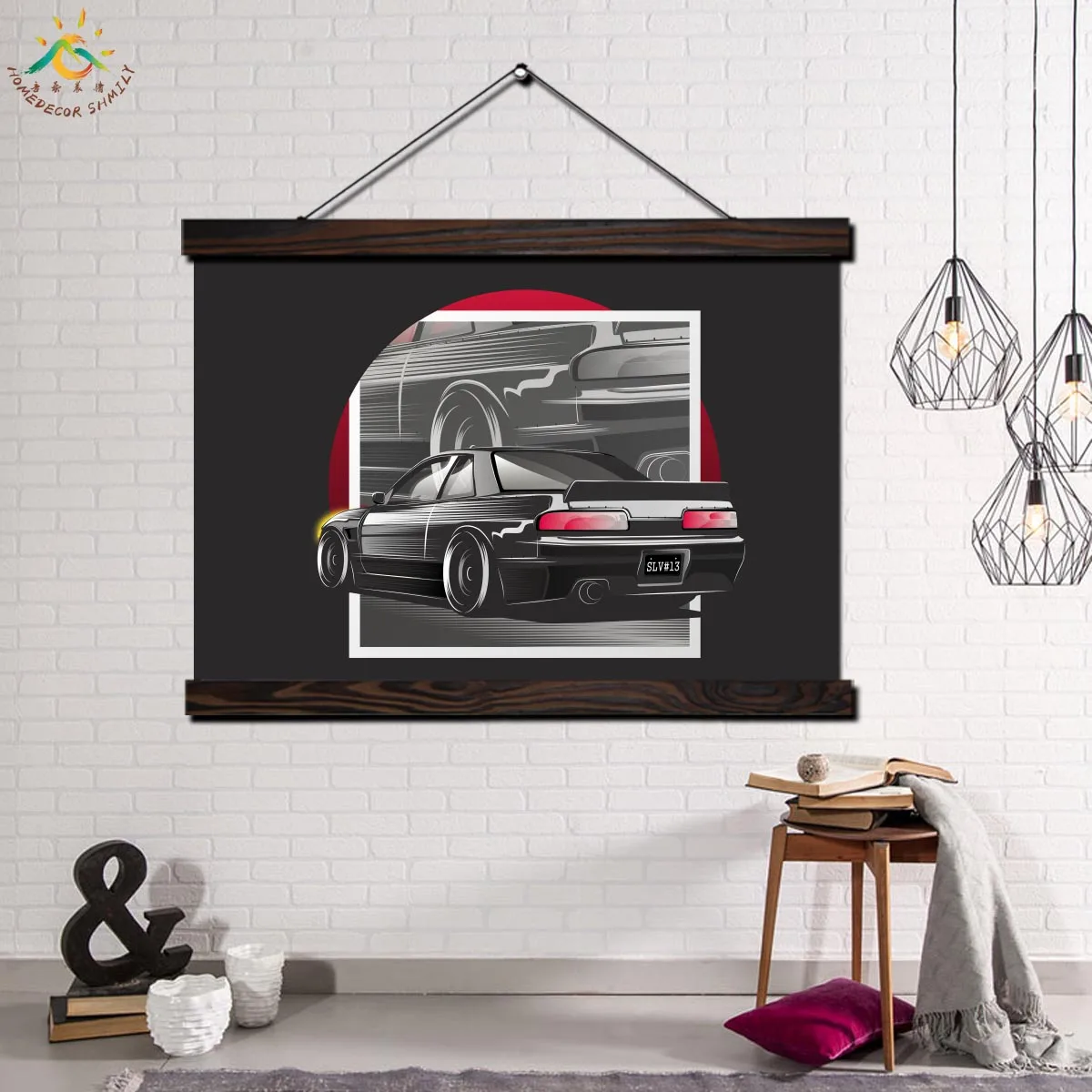 Japanese Sports Car Wall Art Canvas Prints Painting Frame Scroll Painting Poster Decorative Picture Art Print Wall Poster