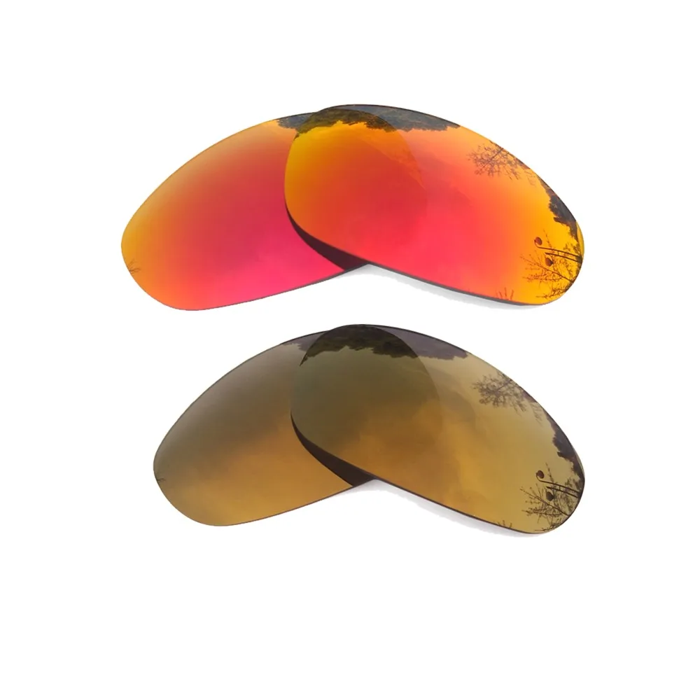 

Orange Red Mirrored & Bronze Gold Mirrored Polarized Replacement Lenses for Juliet Frame 100% UVA & UVB