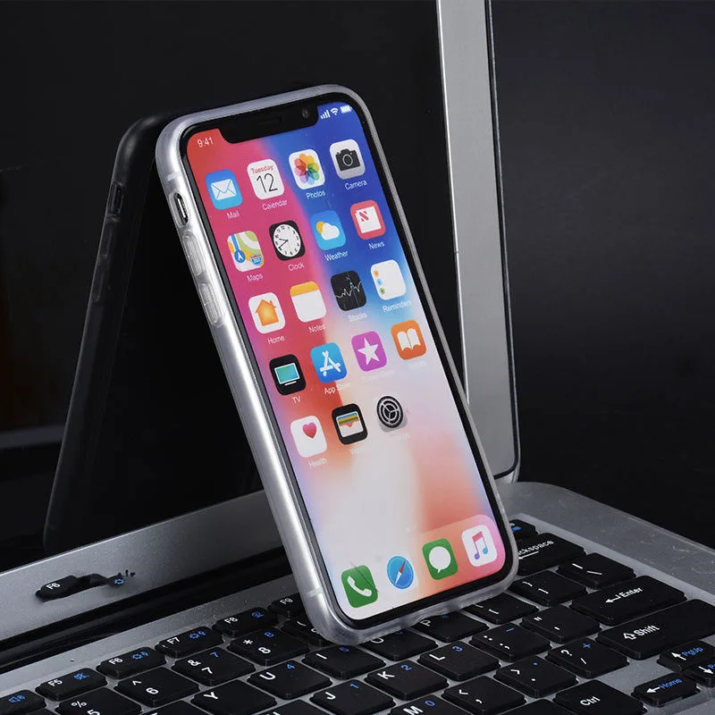 Silm silicone Bumper Case for iPhone 6 6S 7 8 Plus Protector Soft Frame For iPhone X XR Xs Max shockproof Bumper Fundas Capa