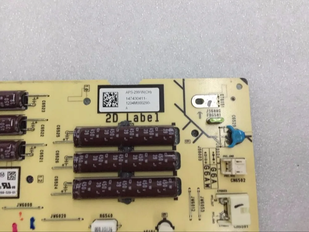 power board for Original KDL-55EX720 KDL-60EX720 APS-299 fuente de alimentacion 1-883-922-12 with two white interfaces