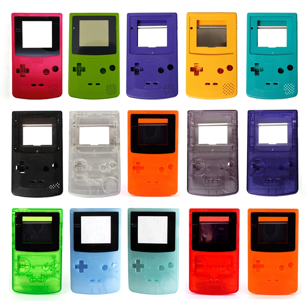

10 комплектов для GameBoy, цветной чехол, корпус, крышка для GBC, корпус, Сменный Чехол