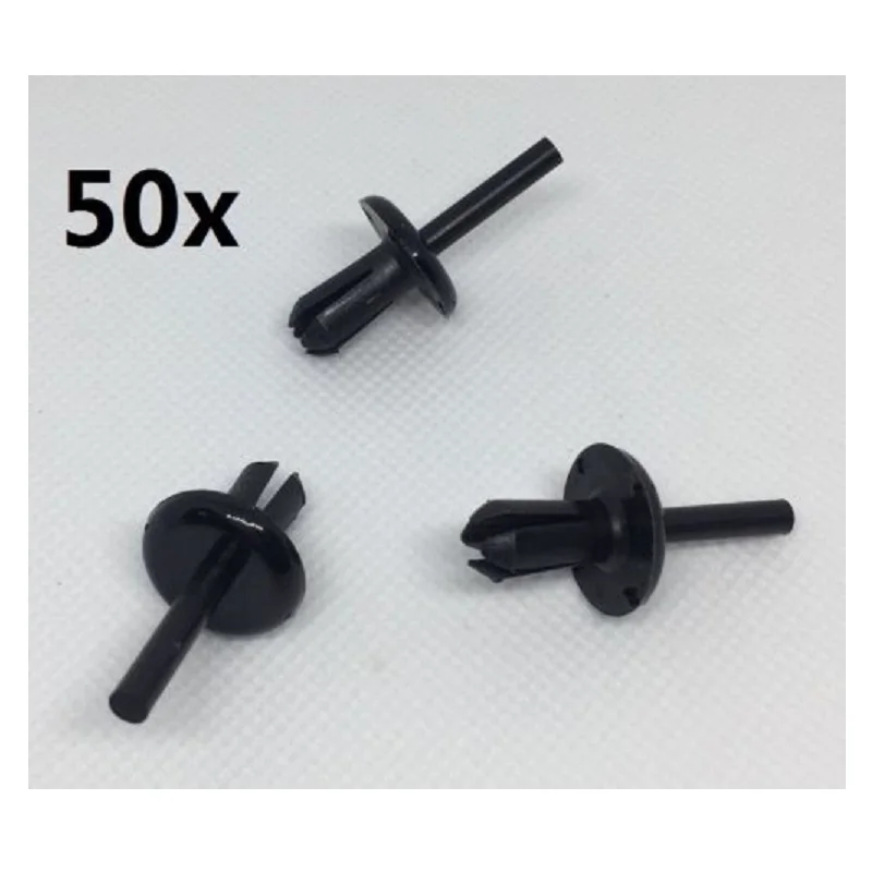 50X For Volvo Land Rover Defender 90/110 Wheelhouse Cover Clip Plastic 6mm hole