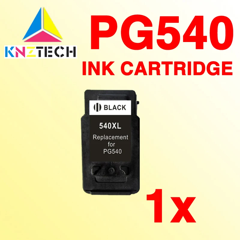 

1x black ink cartridge compatible for CANON PG540 PG-540 PIXMA MG2180/3180/4180/4280 MX438/ 518 /378