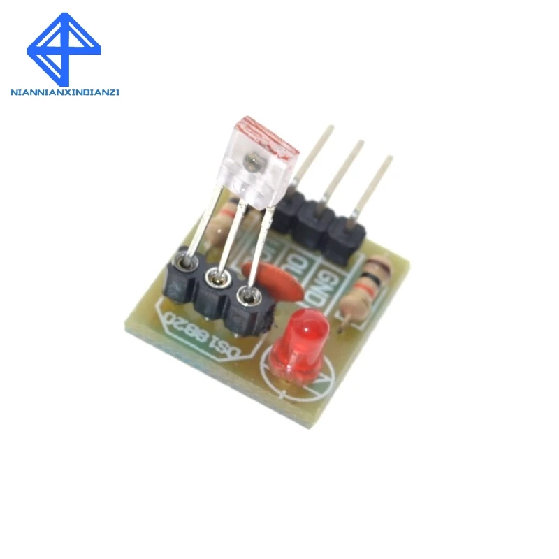 Módulo de sensor receptor laser para arduino, tubo não modulador, interruptor de relé, nível alto e nível baixo, 1pc