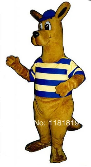 MASCOT Kangaroo mascot costume blue suit custom fancy costume anime cosplay kits mascotte fancy dress carnival costume