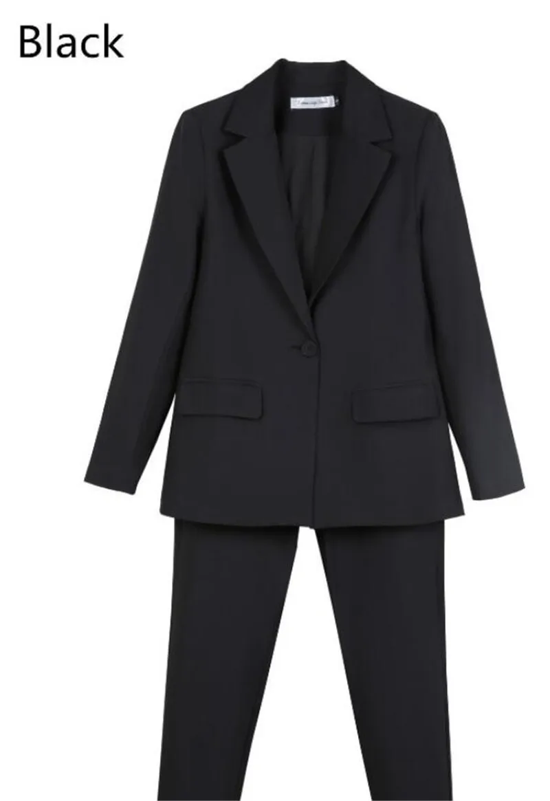 

Black Women Pantsuit Tuxedo 2 Piece Set(Jacket+Pants) Women Business Suit Female Office Uniform Ladies Pantsuits Custom Made