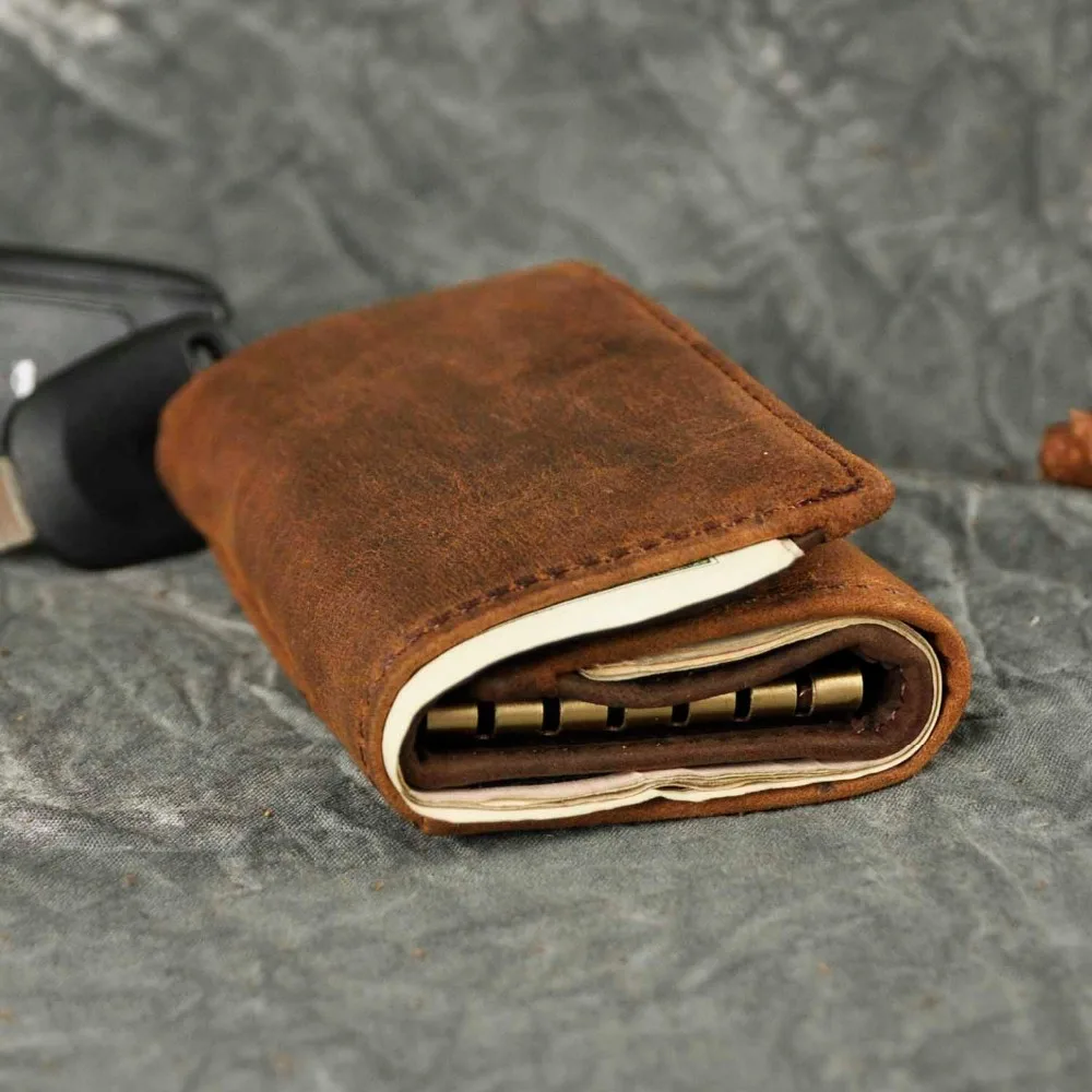 Porte-monnaie multifonction en cuir pour hommes, étui de télécommande de voiture, porte-clés, chaîne, sac de styliste 230