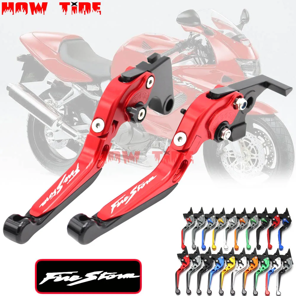 !Logo(FIRESTORM ) For Honda VTR1000F FIRESTORM 1998-2005 2000 2001 2002 2003 2004 CNC Motorcycle Brake Clutch Levers