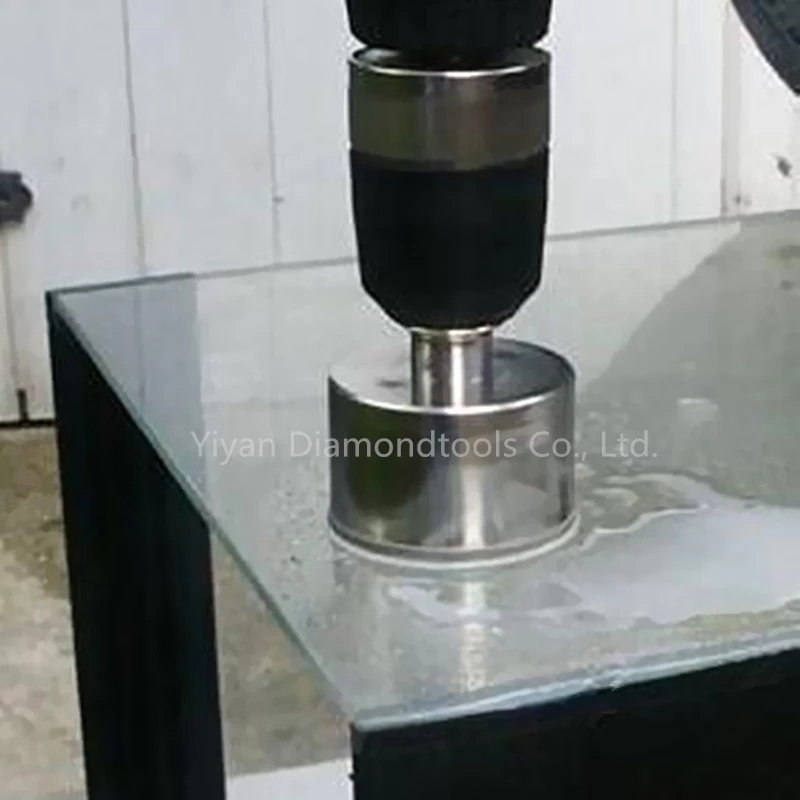 

Electric drill fitting 2pcs/lot 70mm dia diamond hole saw glass hole drilling bit for glass marble tile or granite