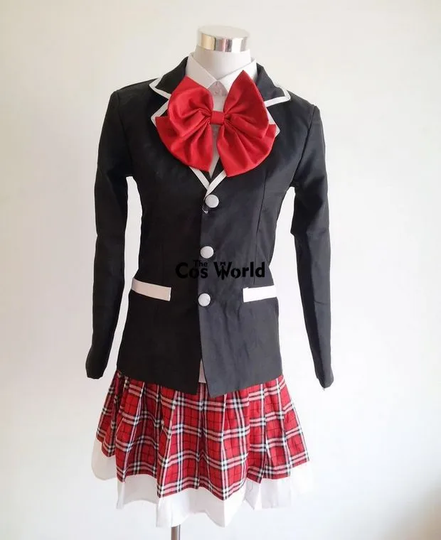 Chunibyou Demo Koi ga Shitai Takanashi Rikka Schuluniform Mantel Hemd Kleid Outfit Anime Cosplay Kostüme