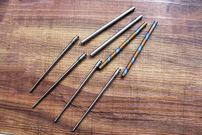 Titanium Outdoor Chopsticks Daily Portable Tableware Antibacterial Chopsticks