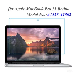Laptop Screen Protector for Apple Macbook Pro 13 Retina Model A1425 A1502 Screens Glass 0.3MM 9H Transparent Protective Film