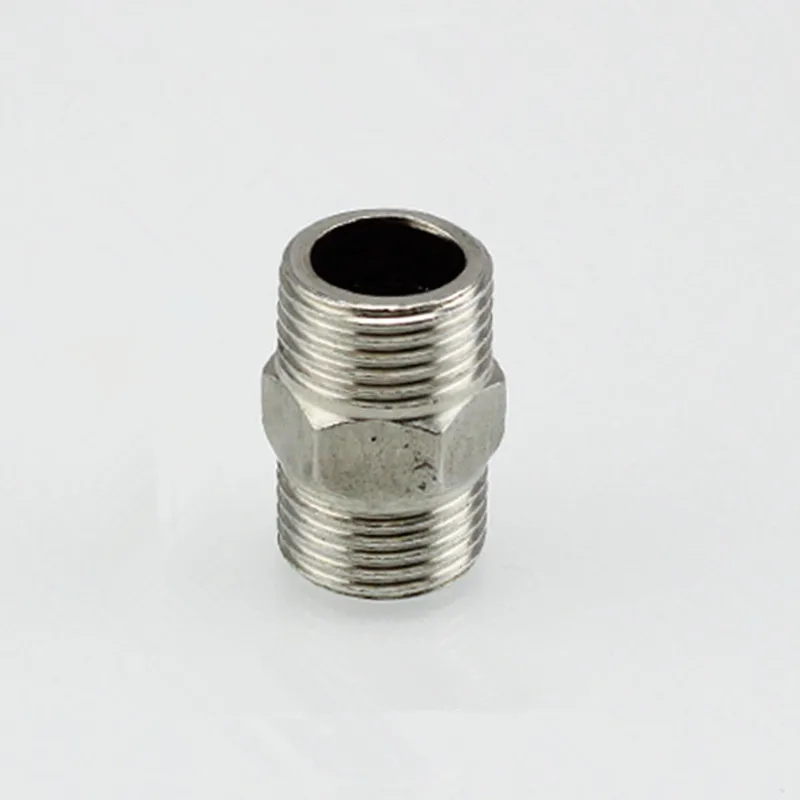 

1/2" Hex Nipple M/M Male*Male Stainless Steel SS304 Threaded Pipe Fittings 32mm Length