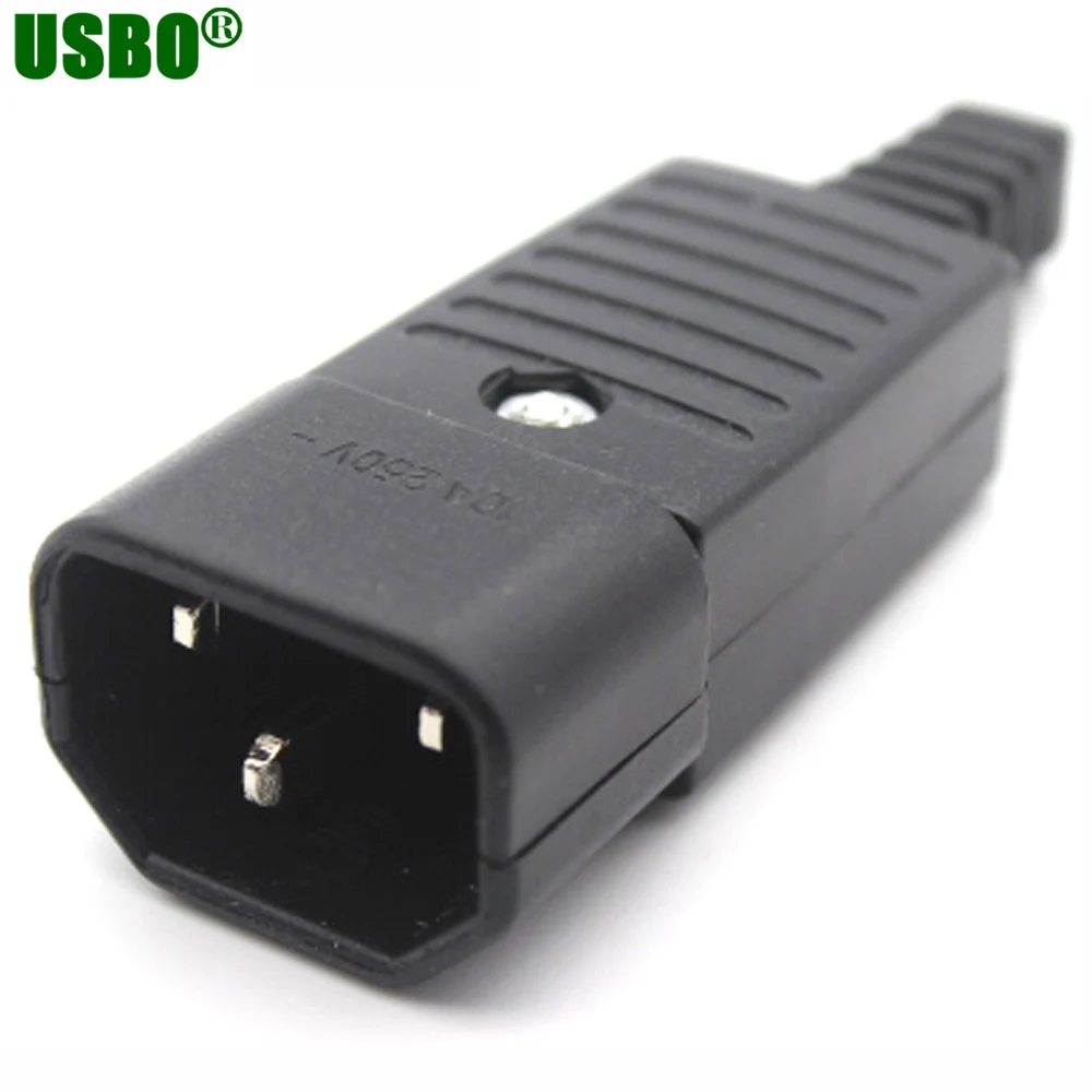 250v 10a IEC320 C13 C14 C15 AC PDU UPS wired power outlet inline cable assemble install electrical Panel Receptacle AC socket