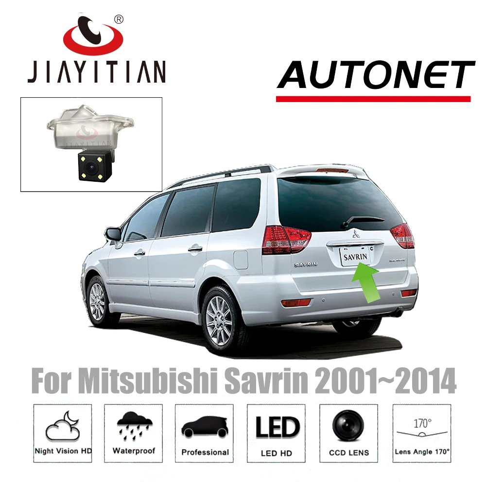 jiaYiTian Rear View camera For Mitsubishi Savrin Grandis MPV 01~14 CCD Night Vision Backup Reverse camera license plate Camera