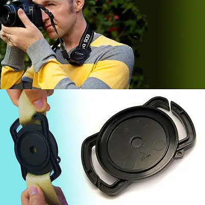 غطاء عدسة عالمي 72 مللي متر 77 مللي متر 82 مللي متر ، مشبك كاميرا ، حامل غطاء ، معفاة من رسوم البريد ورقم التتبع