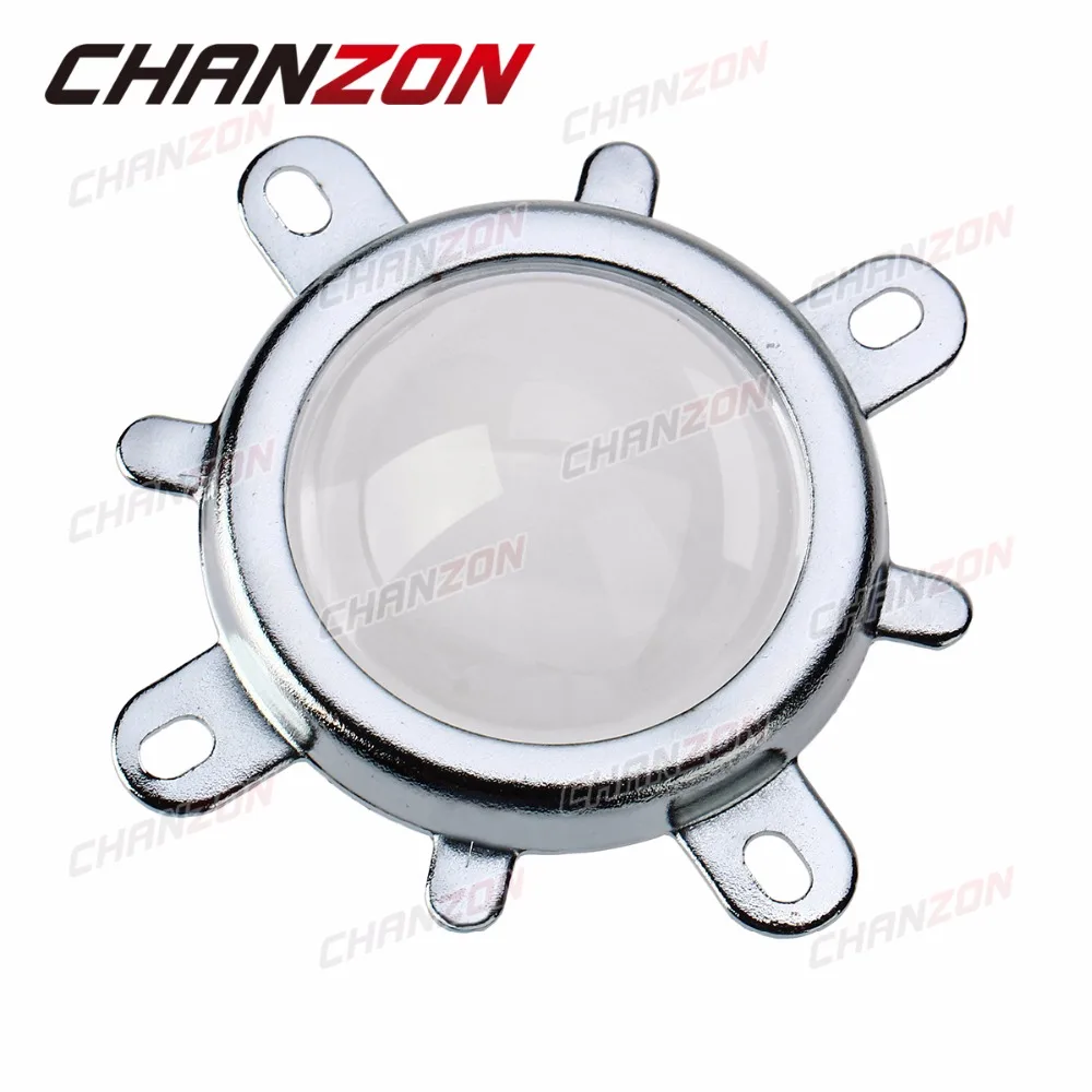 1 Set 44 mm LED-Linse optisches Glas 60 Grad + 50 mm Reflektorkollimator + feste Halterung für 20 W 30 W 50 W 100 W Hochleistungs-COB-Chip – Detail 3
