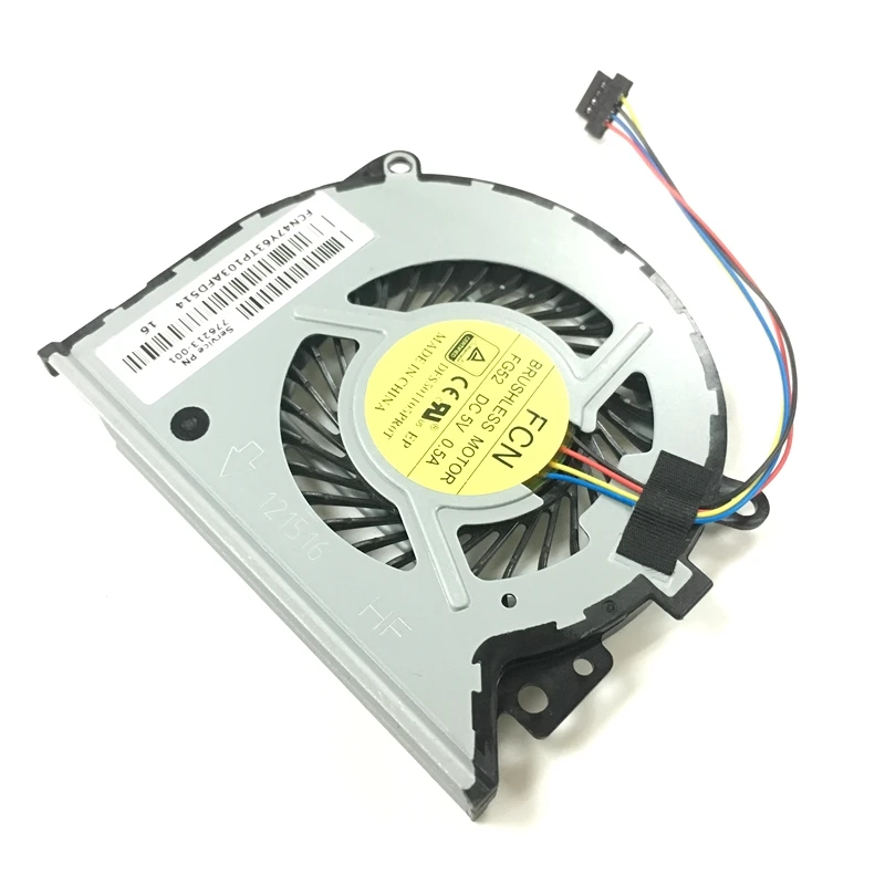 NEW DFS501105PR0T DC5V 0.5A 4Pin For HP ENVY 15-U 15-U011D 15-u010dx 15-u483cl 776213-001 CPU Cooler Cooling Fan