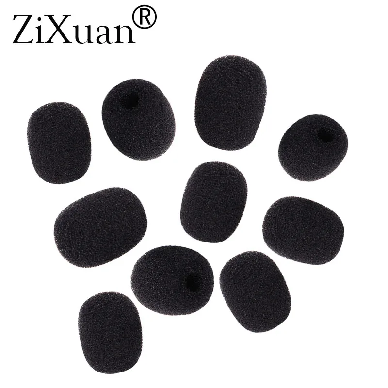 10 pcs /lot Foam Microphone Windscreen mic sponge cover 6mm inner diameter & 17mm inner length