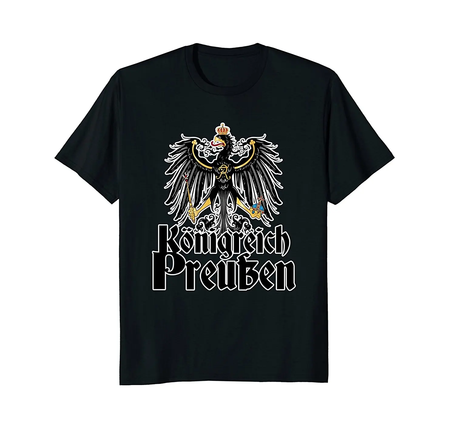 Men 2019 Summer Summer Tees Shirt Tops Tees Plus Size T-Shirt Kingdom of Prussia T-Shirt - Koenigreich Preussen Casual Men Tees