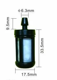 Imagem -03 - Filtro de ar para Cano de Ignição de Filtro de Combustível para Oleo-mac Efco Sparta 37 37 37s 370t 38 38s 42 44 Motor à Gasolina