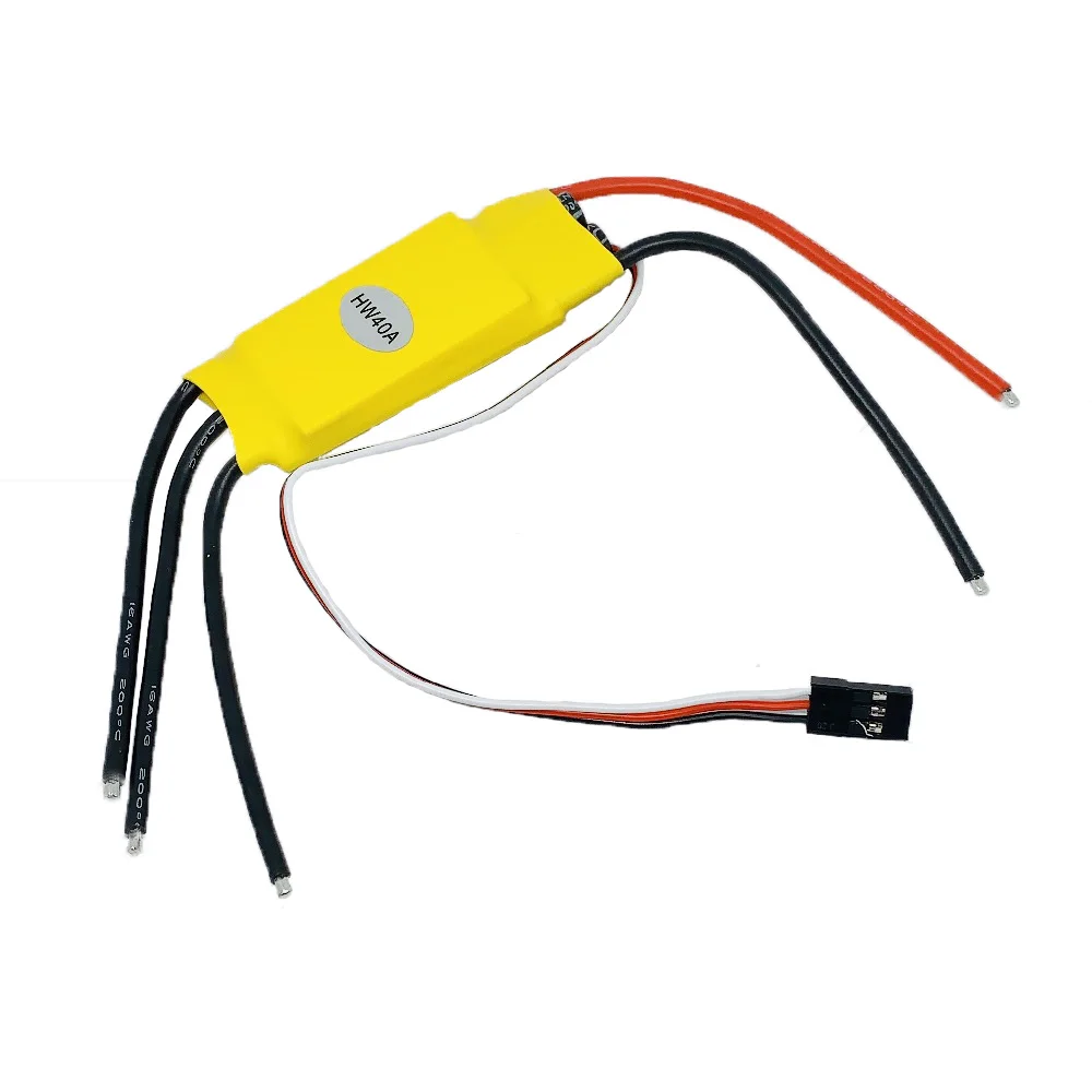 

Toys 1pcs RC BEC 40A ESC Brushless Motor Speed Controller Suitable for fixed-wing multi-axis drones