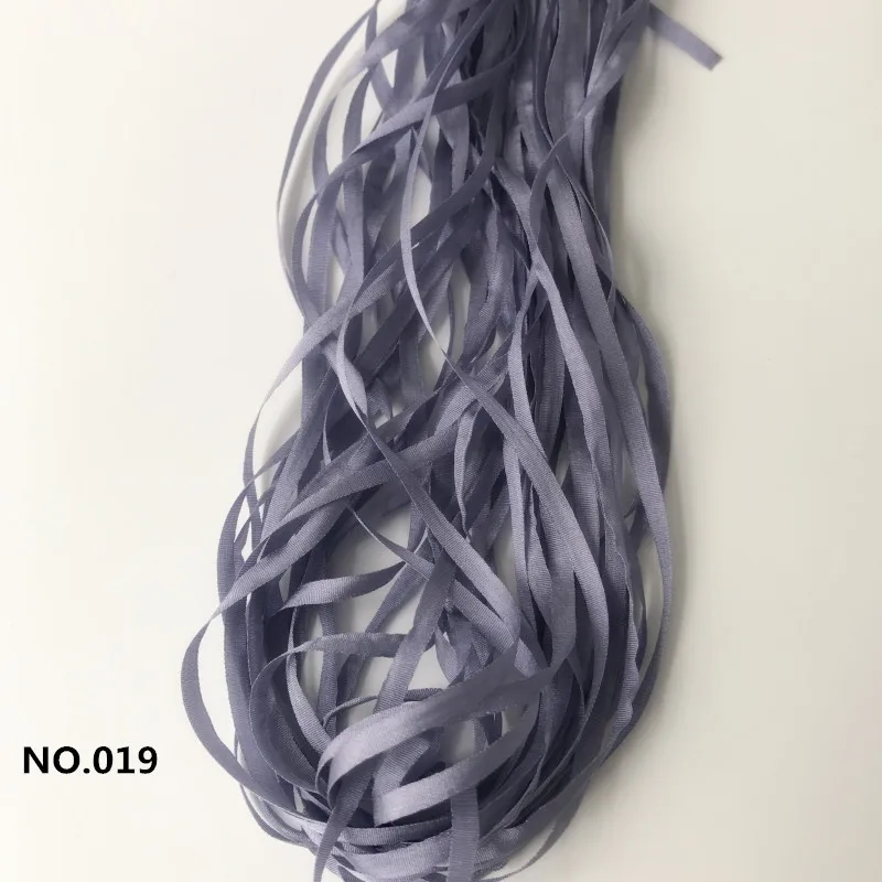 Pure Silk Ribbon for Embroidery Designs, 100% Silk, Solid Color, Soft Hand Feel, Free Shipping, 4mm, 10MTS to 50MTS/Roll