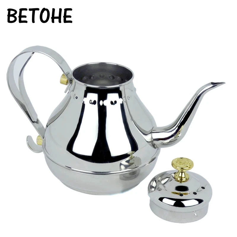 

Betohe 1.2L Нержавеющая сталь чайник утолщение Индукционная специальная кастрюля фильтр Чай комплект Чай горшок кипения воды Чай горшок