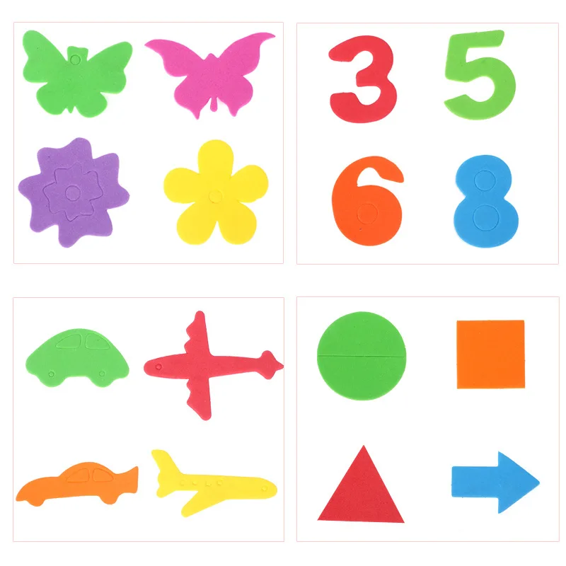 Eco-friendly EVA Foam Letter/Numbers/Animals Sticker Children Hand DIY Scrapbooking Sticker Craft Pegatinas Gift Toys Aufkleber