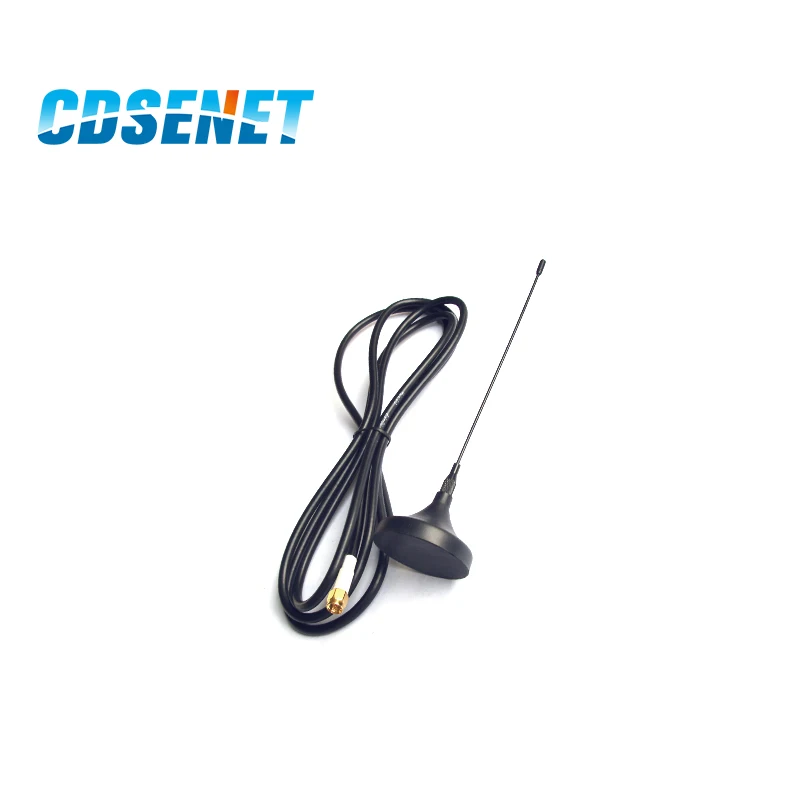 2Pcs 433MHz Wifi uhf Antenna SMA Male High Gain TX433-XP-200 4dBi 2m Extension Cable 433 MHz rf Sucker Antenna Magnetic Base