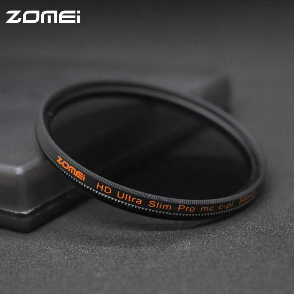 

Zomei 49/52/55/58/62/67/72/77/82mm CPL Polarizer Filter Slim Pro HD MC Circular Polarizing Filter for Canon Nikon Sony Pentax