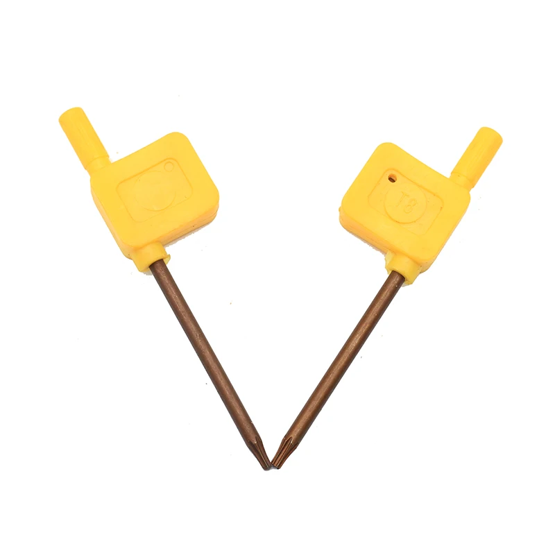 T8 cờ Vàng cờ lê Torx vít cờ lê chuẩn Torx CNC dụng cụ Máy Tiện phụ kiện công cụ Dụng Cụ Đựng Phụ Kiện