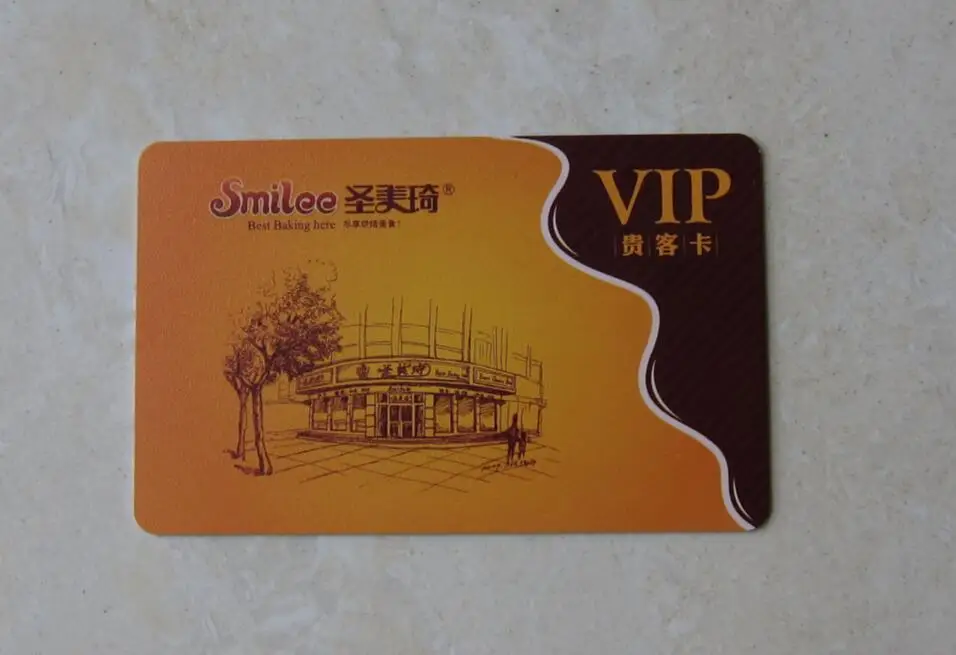 CR80 ISO standard size 500pcs/lot CMYK full color printing hard plastic custom gold foil vip card