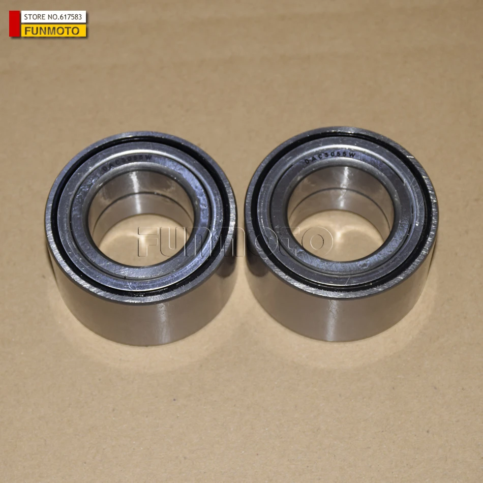 2 pcs front wheel Hub bearing suit for CF500/CFX6/CF600/CF800/CFZ8EX  DAC3055W ,the parts no. is 30499-03080