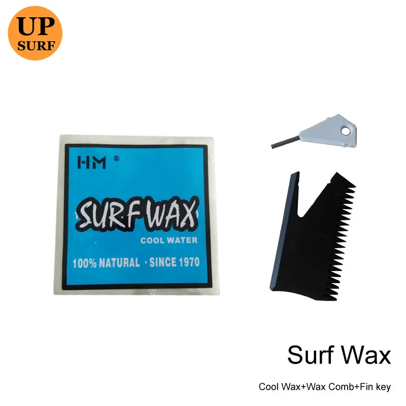 SUP Surf cera base/freddo/tropicale/acqua calda cera Surf cera + chiave pinna + pettine di cera