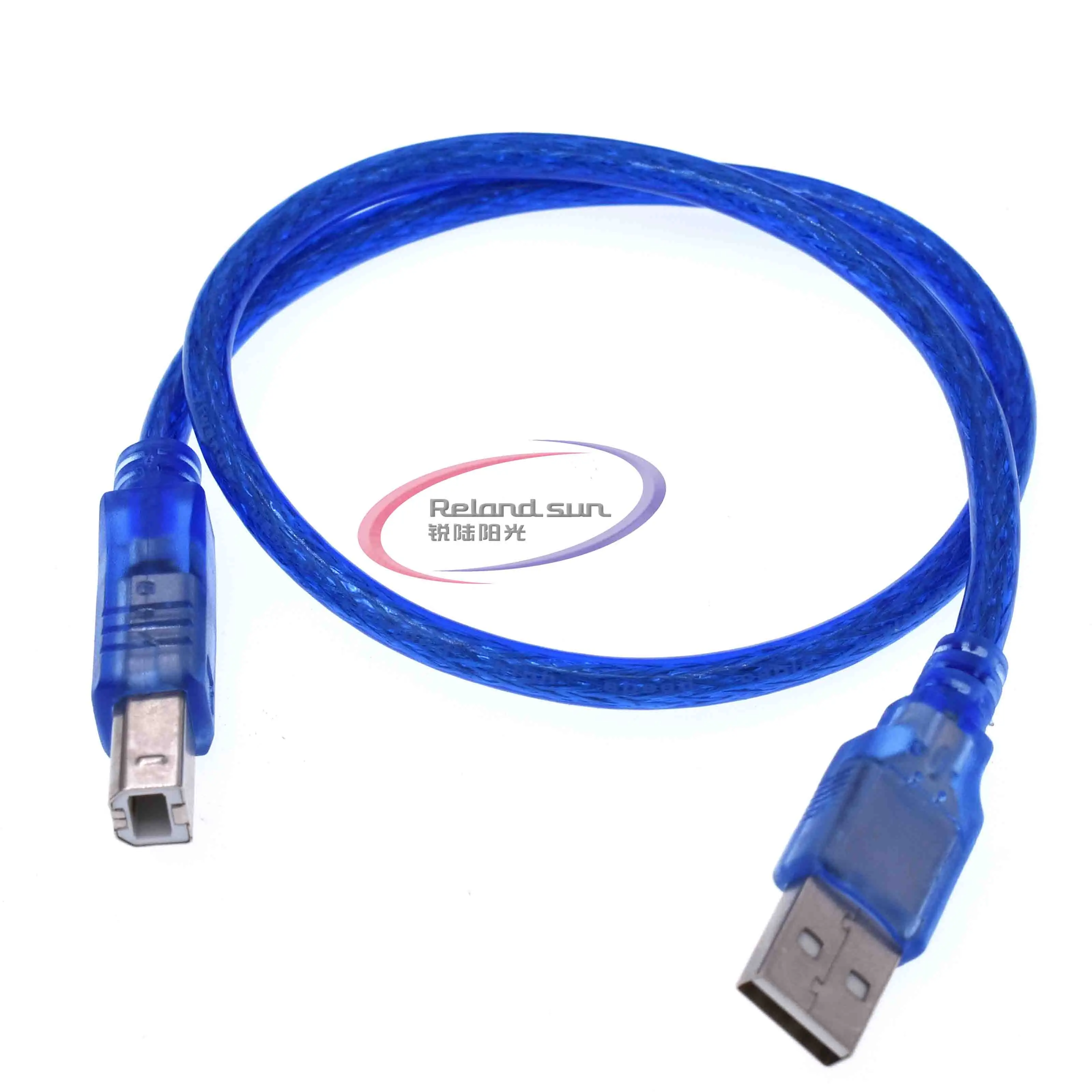 50cm 0.5m USB 2.0 Printer Cable Type A Male to Type B Male Dual Shielding High Speed For Computer/Printer/Fax Lead Connector