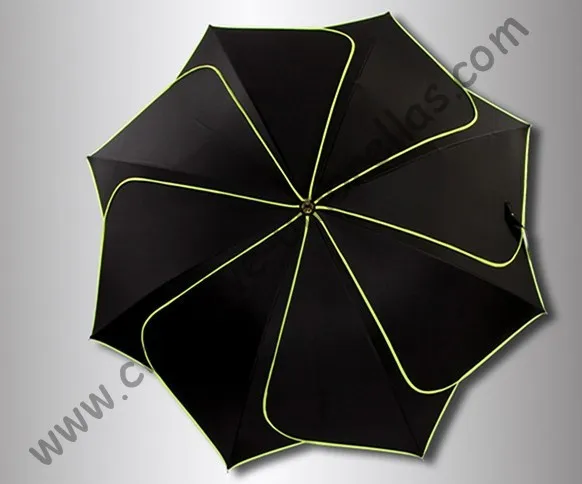 

Lotus leaf umbrellas,100%sunscreen,formosa,black coating,long-handle parasol,UV protecting,rotate fluorescent yellow piping