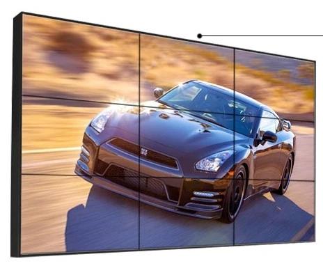 LCD video wand 46 zoll Super dünne 3x3 LCD video wand mit Ultra narrow splicing bildschirm CC TV WAND