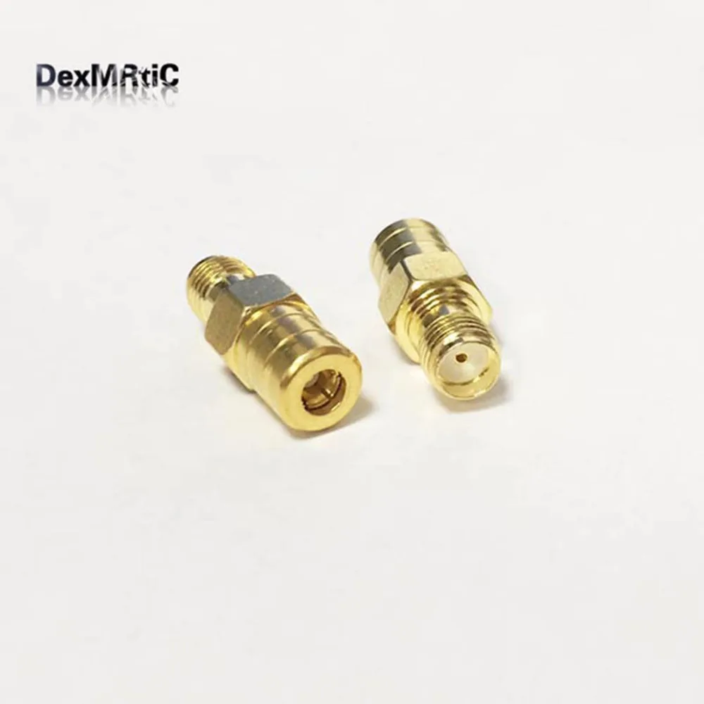 ¡Venta al por mayor! ¡Nuevo! ¡venta al por mayor! 1 unidad SMA conector hembra SMB conector hembra adaptador coaxial RF convertidor recto chapado en oro