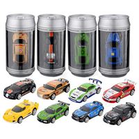 Coke Can Mini RC Car Radio Remote Control Micro Racing Car 4 Frequencies For Kids Presents Gifts RC Models