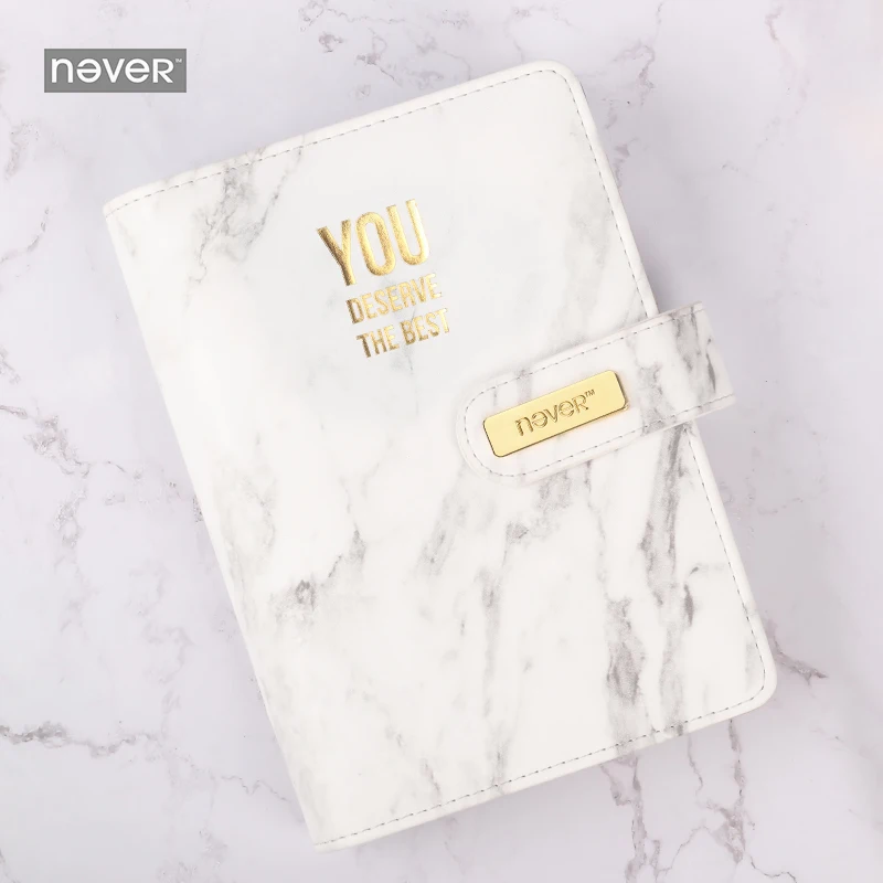 Yiwi Nie Marmor Pu Leder A6 Planer Monatlichen Wöchentliche Tagebuch Notebook Geschenk Schreibwaren